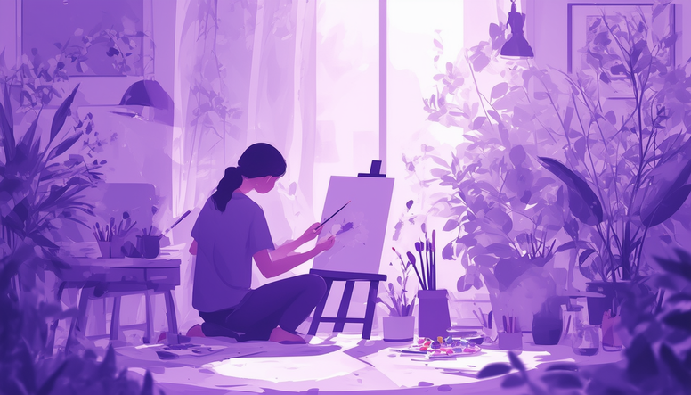 Discovering the Meaning of a Light Purple Aura: Creativity & Intuition